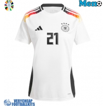 Germany Ilkay Gundogan #21 Replica Home Shirt Euro 2024 Short Sleeve